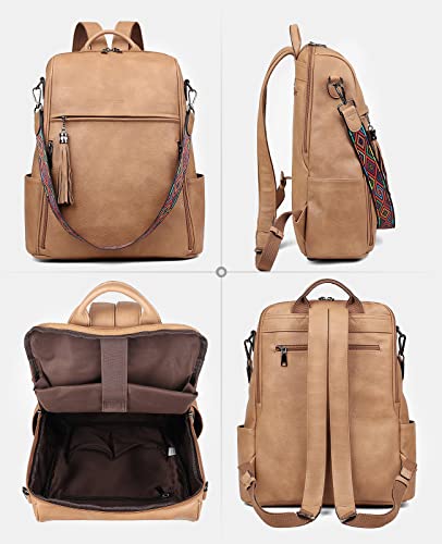 FADEON-Laptop-Backpack-Purse-for-Women-Large-Designer-PU-Leather-Laptop-Bag-Ladies-College-Book-Bag-Shoulder-Bags
