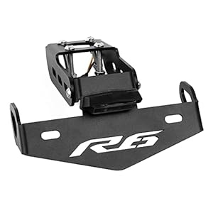 Crozom License Protector Bracket License Plate Holder Light For Yamaha Yzf R6 Yzfr6 2006 2007 2008 2009-2015 2016 Motorcycle Accessories Tail Tidy Fender Eliminator Yzf-R6 1 41zi1a1v9jl. sl500 . ss300