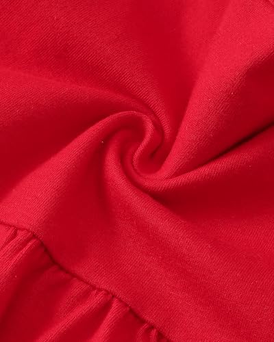 Kucnuzki 12 Month Baby Girl Clothes Short Sleeve Red Tops Floral Pants Baby T Shirts 6-12 Month Girl Clothes Infant Outfit Summer Fall Kucnuzki 12 Month Baby Girl Clothes Short Sleeve Red Tops Floral Pants Baby T Shirts 6-12 Month Girl Clothes Infant Outfit Summer Fall - Image 6