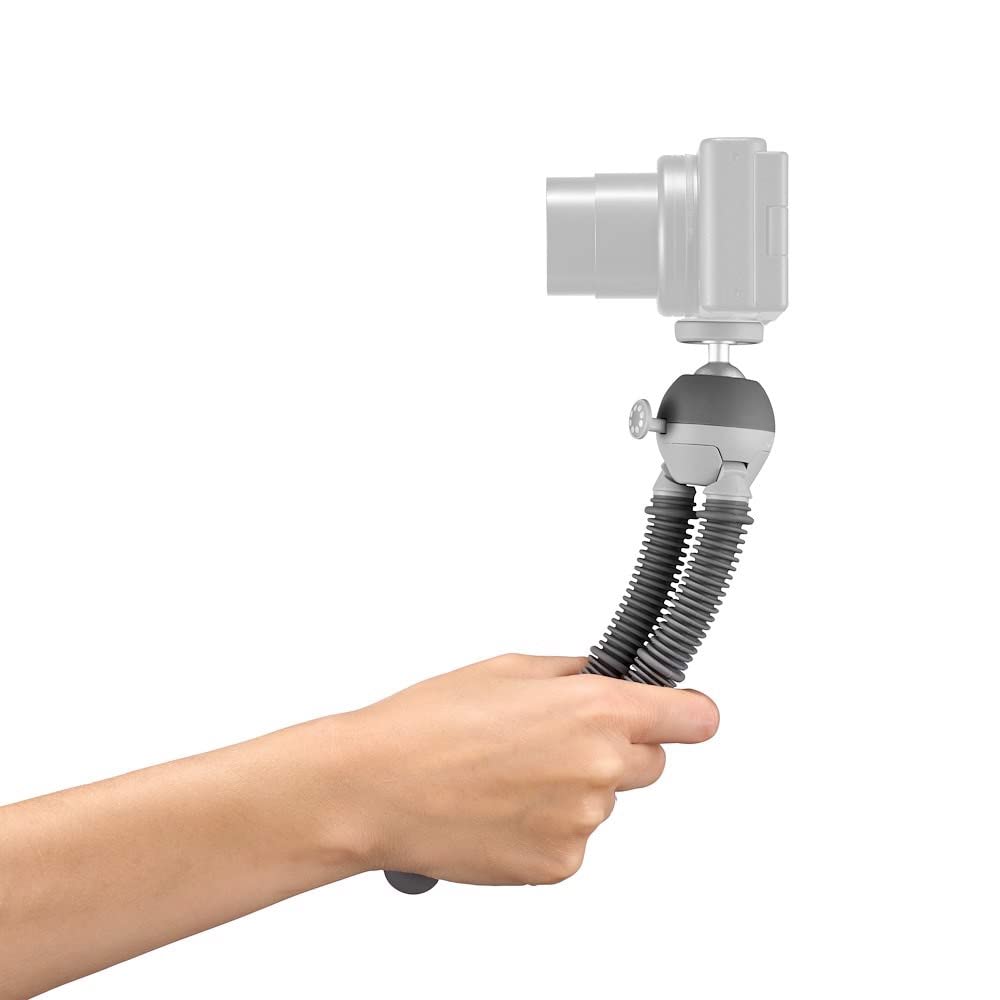 JOBY PodZilla Medium Kit, Trépied Flexible avec Support de Téléphone GripTight 360, Trépied Smartphone Par les Créateurs du GorillaPod, Compatible iPhone, Smartphones, Caméra Sport, Jusqu'À 1Kg, Gris