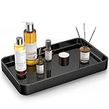 Gurygo Vanity Tray for Bathroom, 10' Ceramic Soap Dispenser Tray for Kitchen Counter...