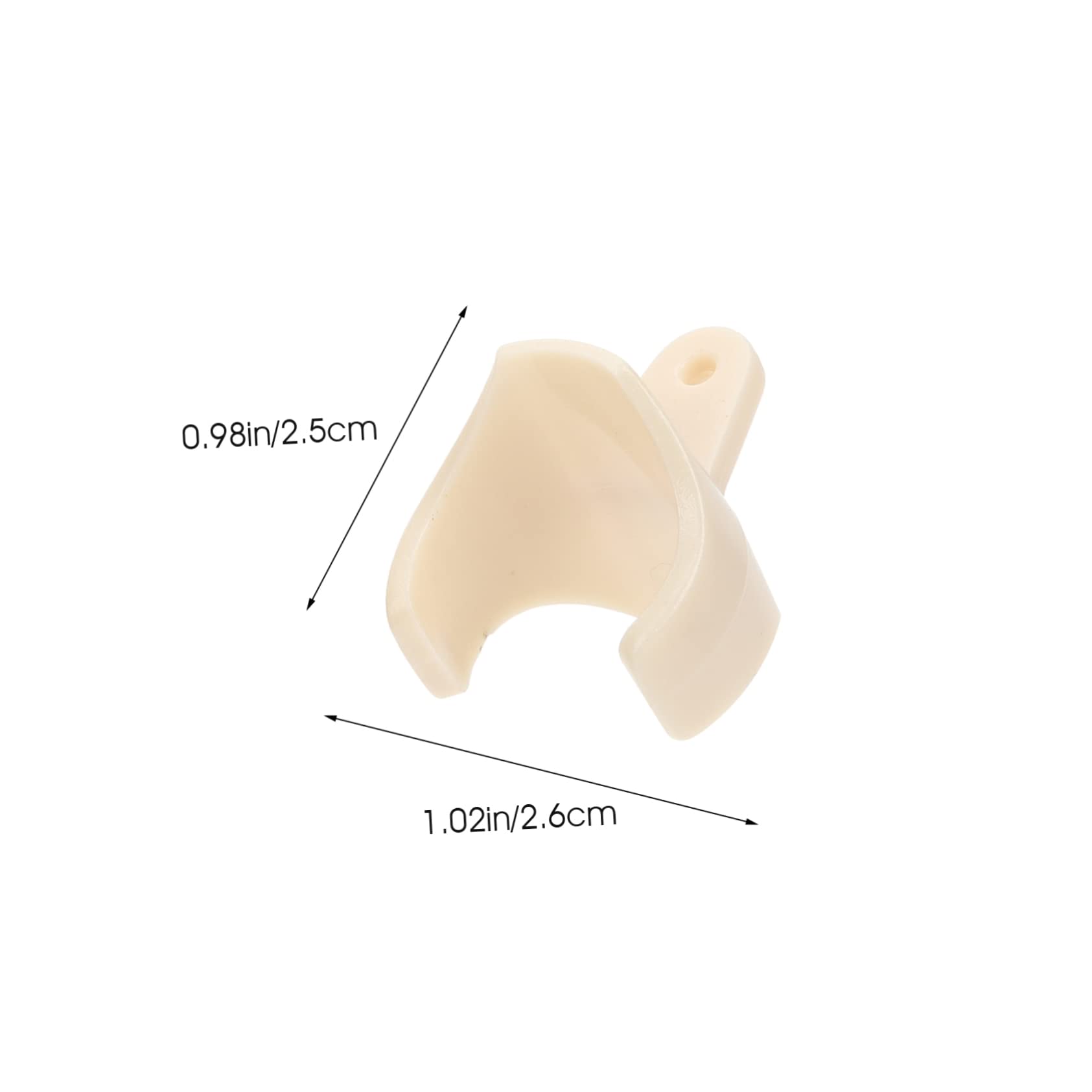 BESPORTBLE Clarinet Finger Rest 5pcs Thumb Rest Cushion for Clarinet Protects Instrument Fingers