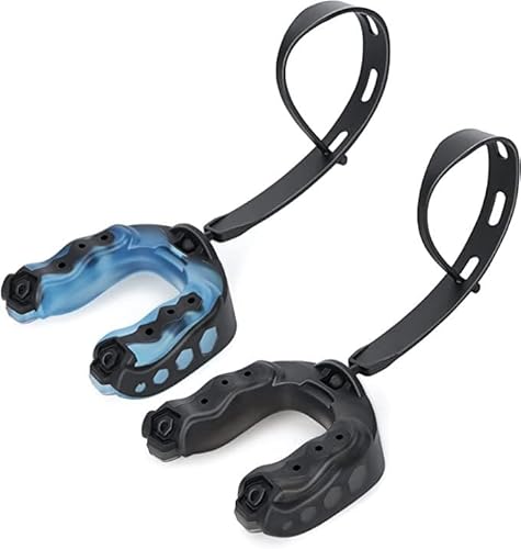 Fokroin 2 Stücke Mundschutz, Mundschutz Footbal, Boxen Zahnspange Mundschutz, Mundschutz mit Riemen Sprechen möglich, für American Football Kampfsport Mma Boxen Taekwondo Hockey Fokroin 2 Stücke Mundschutz, Mundschutz Footbal, Boxen Zahnspange Mundschutz, Mundschutz mit Riemen Sprechen möglich, für American Football Kampfsport Mma Boxen Taekwondo Hockey