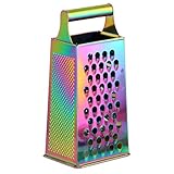 UTHCLO Multifunktionale Edelstahlreibe Gemüseschneider und Käsereibe für...
