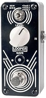 Sondery Boost Pedal for Electric Guitar and Bass, Mini Clean Booster Effect Pedal, True Bypass, More or Less 14dB Change for Frequencies Under 250Hz or Above 1KHz, Art Design Foot Pedal