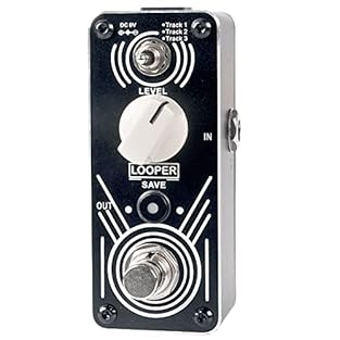 3 saving slots. Sondery triple looper pedal has 3 tracks for saving loop tracks and each can store up to 30 minutes. Simply press the top toggle switch to select track position. Press SAVE button to save music in each track if desired. 1 button to ru...