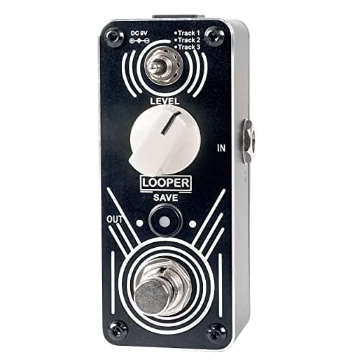 Sondery Looper Pedal Triple Loop Each Track 30 Minutes Looping Time
