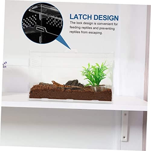 Terrarium serpents anti fuite boîte élevage reptiles - 8