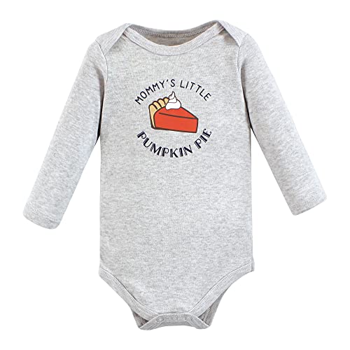 Image of Hudson Baby baby-boys Cotton Long-sleeve Bodysuits 5-pack