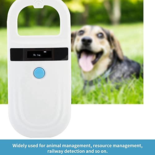 Riuulity Microchip Scanner, Rechargeable Animal Reader Easy for FDX-B for EMID Microchips - Image 3