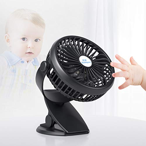 Ventilador de cuello colgante ZYFSHA para viajes y oficina con USB 4