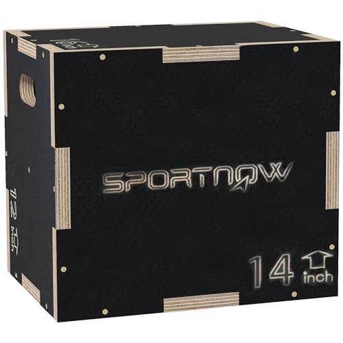 SPORTNOW Box Jump pliométrie 3 en 1 appareil boîte à saut...