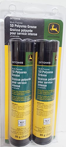 John Deere SD Polyurea All-Purpose Grease (2 Tubes) Fits Mini Grease Gun