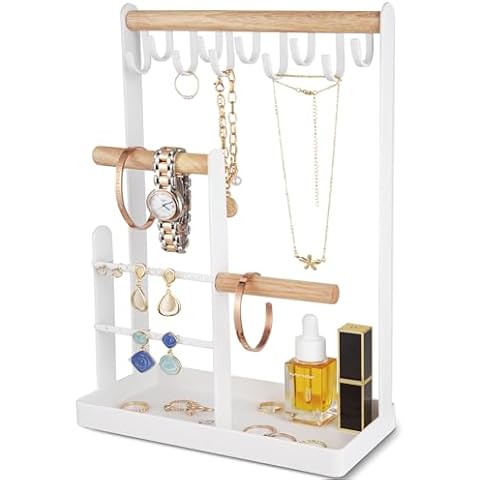 ProCase Jewelry Organizer Stand Necklace Holder Cover
