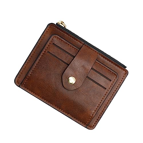 Pu Leather Women's Wallet Card Pack Zipper Clutch for Office Parties Id Passport