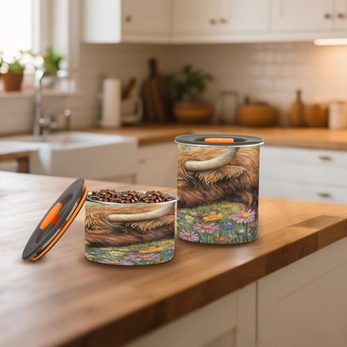 Contenedor de café hermético de acero Blueangle 500ml miniatura 6