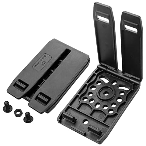 GUN & FLOWER MOLLE Adapter, Polymer Modular Attachment for Gun Holsters/Magazine Pouches. Fits Molle Belt/Molle Vest. Suitable for Personal/Law Enforcement/Military. 1-Pack 2-Pack 4-Pack Cover