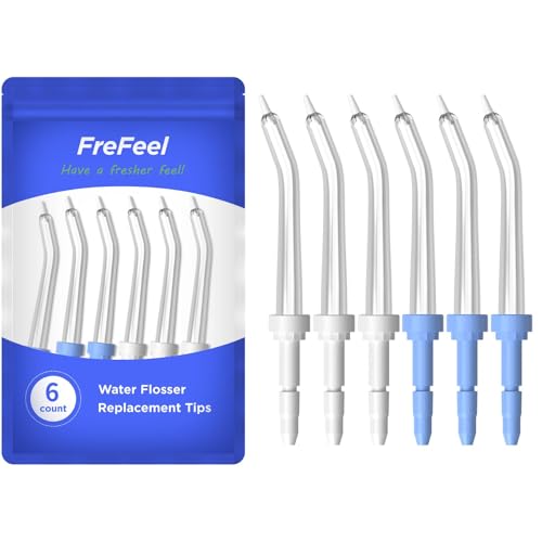 Replacement Heads for Waterpik Replacement Picks for Water Pik Water Flosser (6 Periodontal Tips)