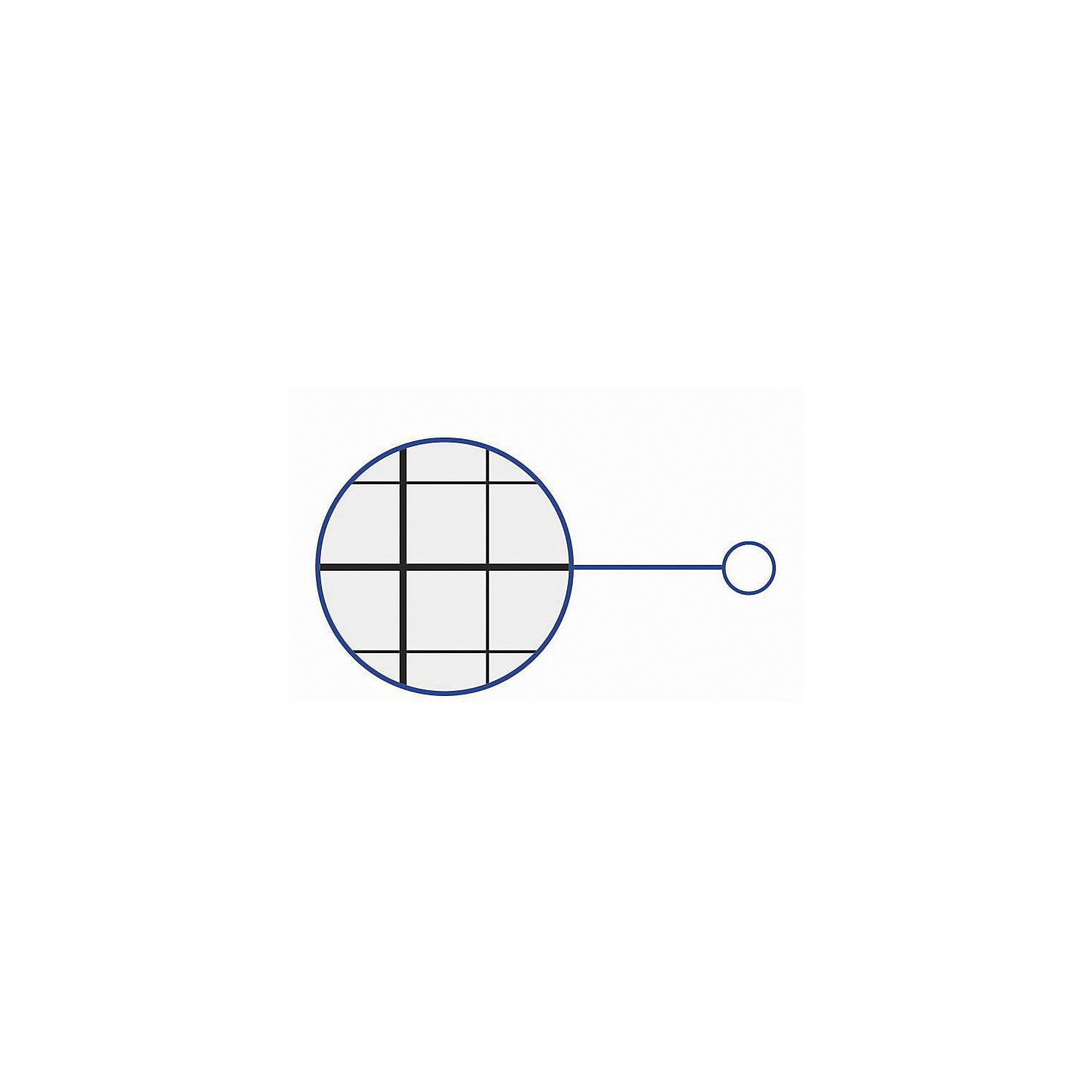 MAUL | MAUL Whiteboard MAULstandard 90x120 cm mit Rasterdruck 1x1 cm | Top Qualität