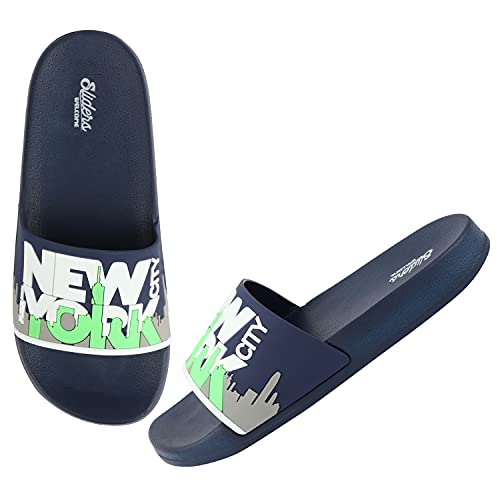 Image of URJO Kids's Sliders /Slippers Lightweight Super Flexible Arch Support Durable Anti Skid & Stylish Dailywear Sliders /Slippers for Boy's & Girl's