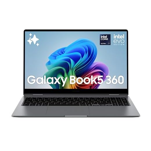 Samsung Galaxy Book5 360 15.6", Garanzia 3 anni, AI PC, Processore Intel Core Ultra 7 Serie 2, 16GB RAM, 512GB SSD, Display AMOLED TouchScreen, S Pen, Windows 11 Home, Copilot+ PC, Gray [ITA]