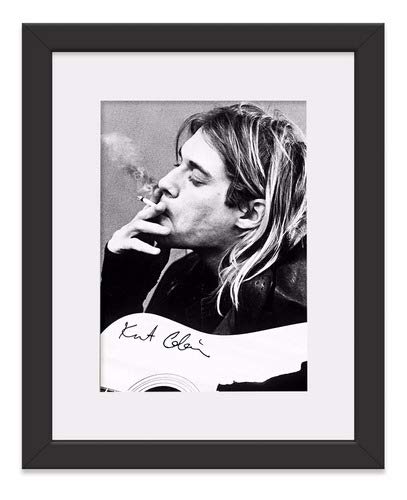 Quadro Decorativo Kurt Cobain Nirvana Poster 46x56cm Paspatur