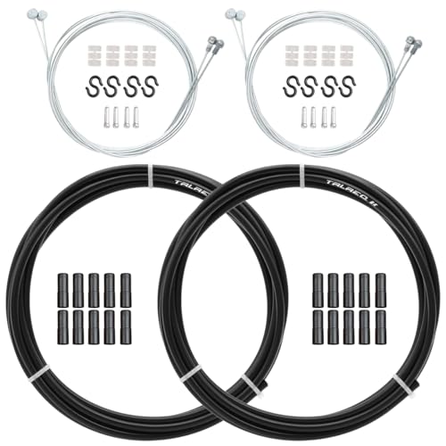 【Compatibilità perfetta】 I nostri set di cavi cambio per bici sono compatibili con la maggior parte delle biciclette, in particolare bici da strada, mountain bike e pieghevoli. I cavi del cambio, realizzati con precisione, garantiscono una cambiata fluida e riducono l'usura. Come accessori essenziali per la bici, offrono elevata compatibilità e facile installazione. Ideali per ciclisti esigenti.