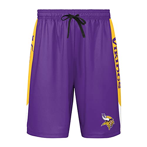Image of FOCO NFL Mens NFL Team Logo Side Stripe Training Shorts
