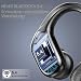 Bluetooth Kopfhörer Sport, 75Std Kopfhörer Kabellos Bluetooth 5.4, HiFi Stereo Tiefer Bass Wireless Earbud, 4 ENC Noise Cancelling Mic, IP7 Wasserdicht in Ear Ohrhörer mit Ohrhaken, USB-C LED-Anzeige