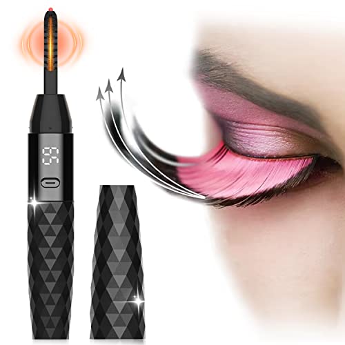 Buv Heated Eyelash Curler-2 Heating Modes, Rechargeable Electric Lash Curler With Usb-C, Quick Natural Curling, Eye Lashes Tool For Women Heated Lash Curler, Heated Lash Curler With Eyelash Comb #TOP24