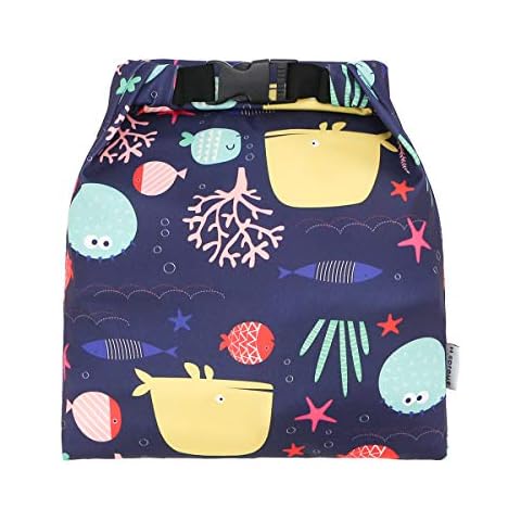 Hisprout Grab and Go Waterproof Washable Reusable Diaper Wet Bag(Ocean World) Cover