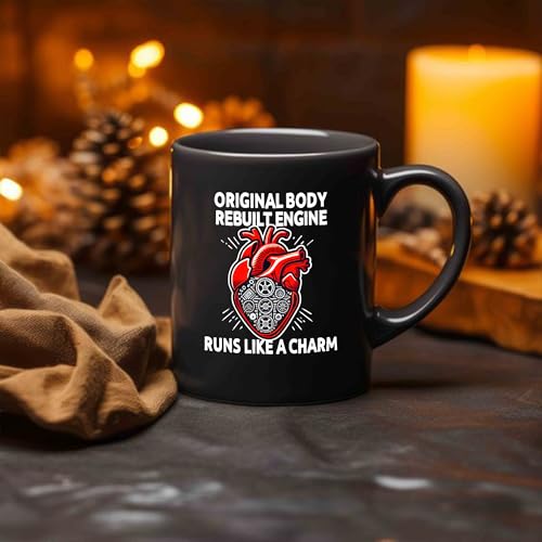 Taza de cerámica negra 11 oz Panvola original miniatura 6