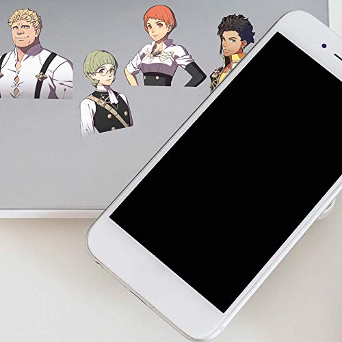 Fire Emblem Three Houses, 11 Pack, Golden Deer Tech Decals, Waterproof Stickers for Phone, Laptop, Water Bottle, Skateboard, Vinyl Stickers for Boys and Girls