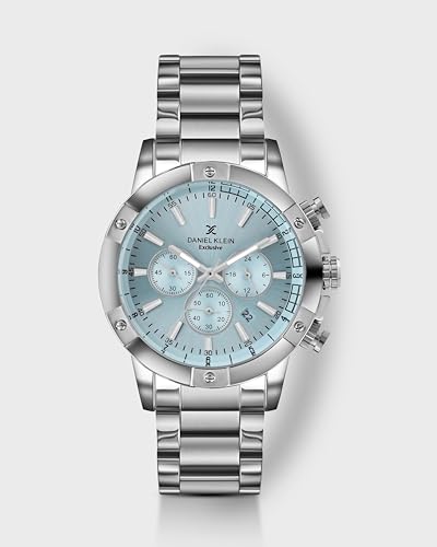 Image of Daniel Klein Metal Men's Light Blue Dial Analogue Watch - DK.1.14095-8