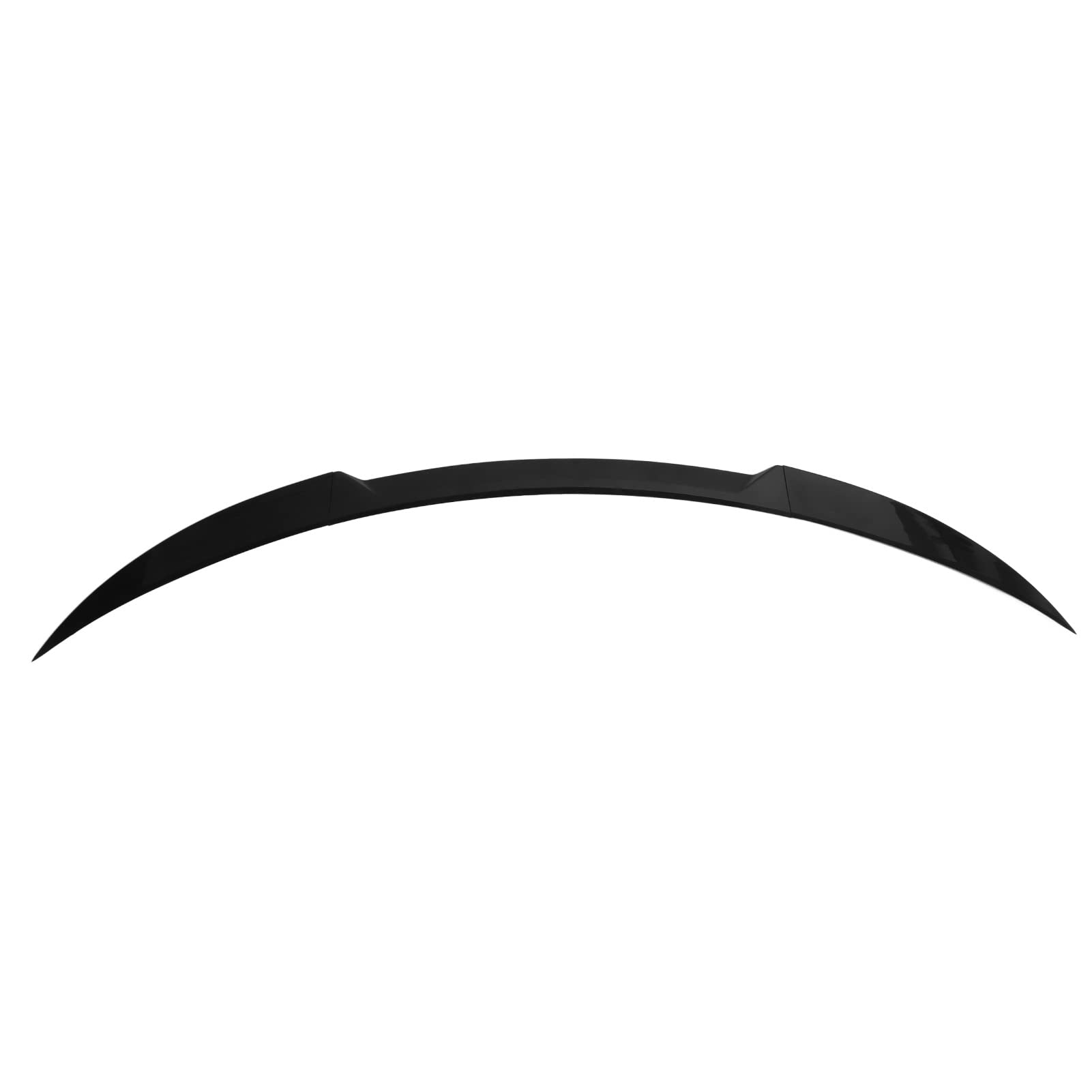 Akozon Spoiler per Baule Posteriore Universale per Auto 3 Pezzi,Alettone Nero Brillante 120 Cm A Basso Rumore Leggero Antiurto per Veicolo Tipo A (con Punti convessi) Coda Tipo B senza punti convessi