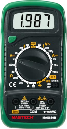 Multimètre numérique GM-MAS830B 2000 comptes et affichage batterie basse