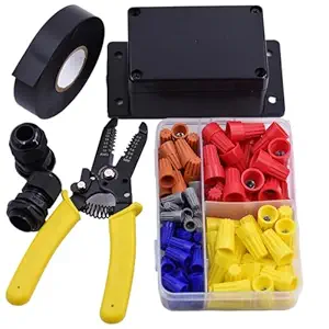 Waterproof Universal Electrical Junction Boxes - IP65 ABS Plastic - EZ Mount (1 Pc) | NPT Cable Glands - 1/2