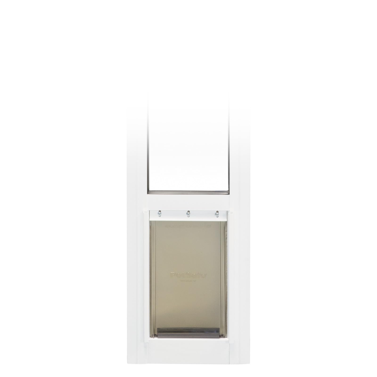 PetSafe Puerta Corredera de Vidrio para Gatos y Perros de 2 Piezas - Sin Necesidad de Recortar, Duradera, Resistente a Las Inclemencias del Tiempo - Pequeña