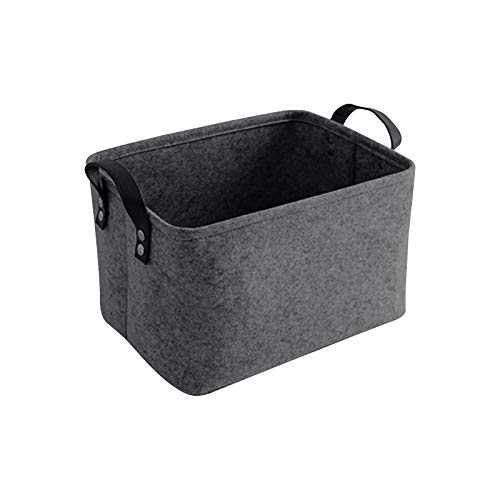 LITLANDSTAR felt storage basket, faltbar filz aufbewahrungsbox...