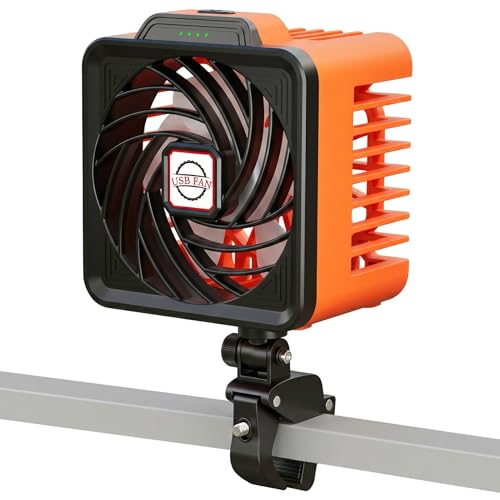Ventilateur de voiturette de golf portable pour camping, voyage et bureau