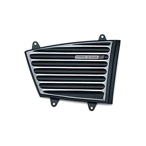 Kuryakyn 9363 Façade Hypercharger ES Noir Satin pour Filtre à Air Moto