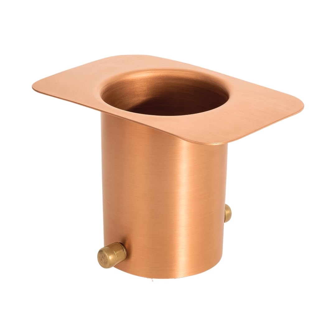 Monarch Rain Chains Pure Copper Gutter Adapter for Rain Chain Installation
