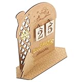 PRETYZOOM 1set Christmas Wooden Countdown Calendar Advent Calendar Kit for Home Decor Includes All Materials for Easy Assembly for Holiday Decor and Giving