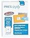 Produktbild Pres-a-ply 30609 Laser-Etiketten, 5,1 x 10,2 cm, Weiß, 2500 Stück