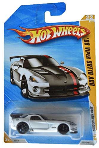 Hot Wheels 2010 New Models 1:64 Scale White '08 Viper SRT10 ACR Car miniatura 1
