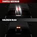FANTELI 921 LED Bulb, Strobe 3rd Third Brake Light Bulb Red and Truck Cargo Bed Lights White, 300% Brighter Non-Polarity 194 912 T15 906 904 902 W16W, Pack of 4