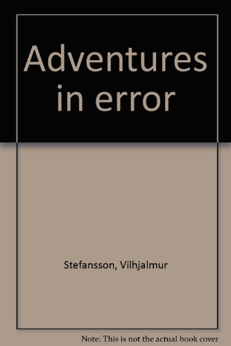 Adventures in error B0006C2SUW Book Cover