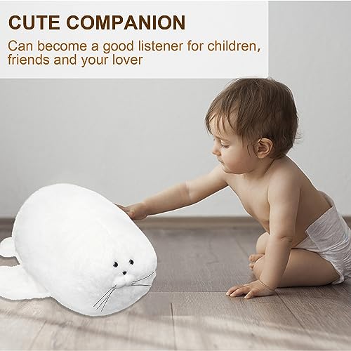 21'' Seal Weighted Stuffed Animals,2.13Lbs Cute Seal Plushie Toy,Weighted Seal Plush Throw Pillow For Children Kids Adults #TOP5