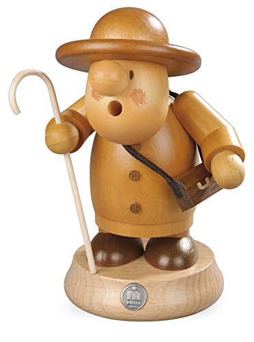 Preisvergleich Produktbild Mueller Räuchermann Müllerchen Schäfer, 16 cm hoch, original Erzgebirge Seiffen