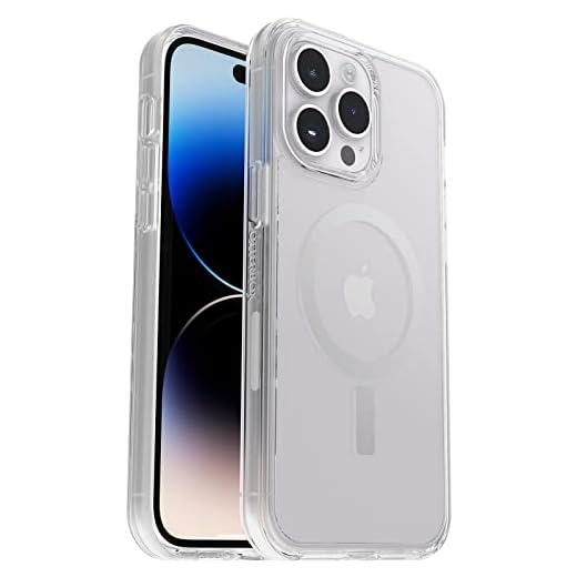 OtterBox SYMMETRY SERIES+ CLEAR Antimicrobial Case with MagSafe for iPhone 14 Pro Max (ONLY) - CLEAR